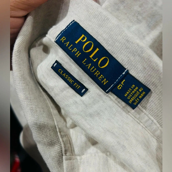 L Ralph Lauren Mens Polo Classic Fit Polo, American Heather size L - Picture 10 of 14